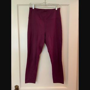 Girlfriend collective high rise legging PLUM L